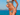 woman in striped bikini standing by the water